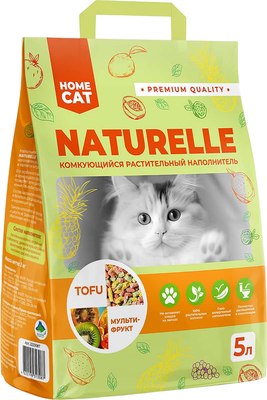Наполнитель для туалета Homecat Naturelle Мультифрукт / 88977 - фото