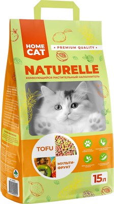 Наполнитель для туалета Homecat Naturelle Мультифрукт / 88979 - фото
