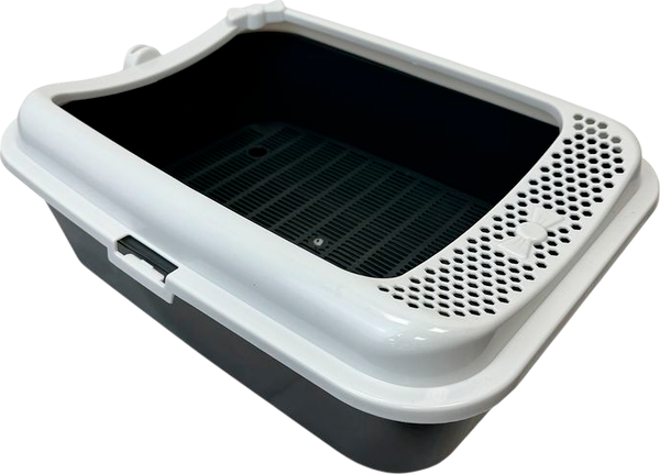 Туалет-лоток Homecat Бюджет с бортиком и сеткой / 89386 - фото