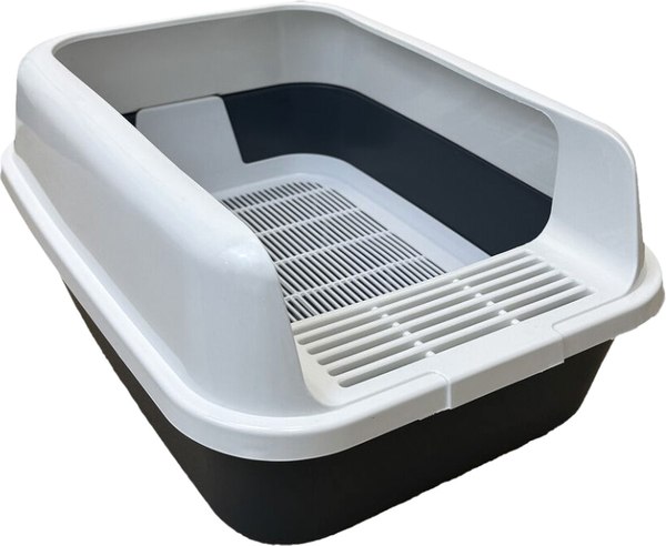 Туалет-лоток Homecat Комфорт плюс с бортиком и сеткой / 89383 - фото