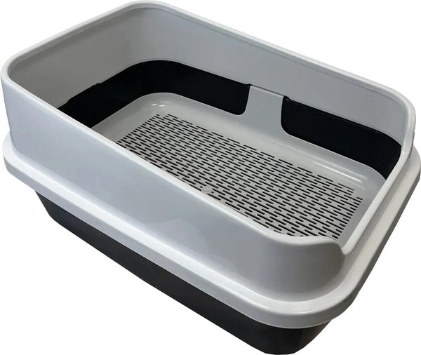 Туалет-лоток Homecat Комфорт плюс с бортиком и сеткой / 89375 - фото