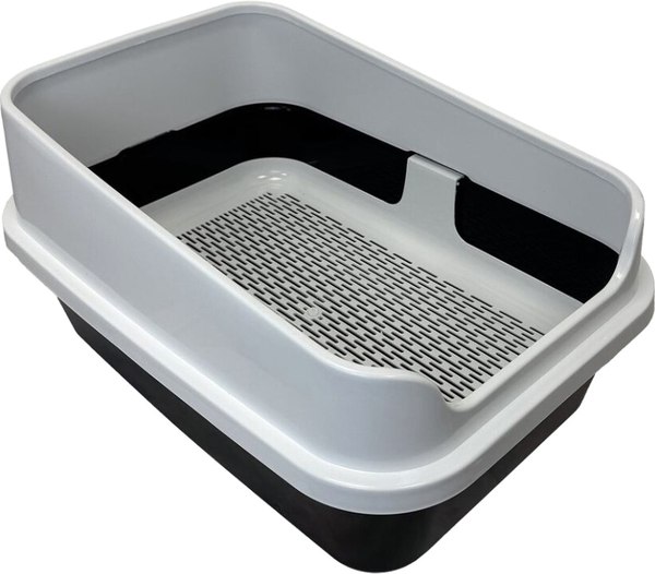 Туалет-лоток Homecat Комфорт плюс с бортиком и сеткой / 89376 - фото