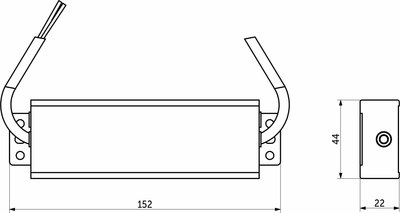 Адаптер для светодиодной ленты AKS Aqua 60W/12V