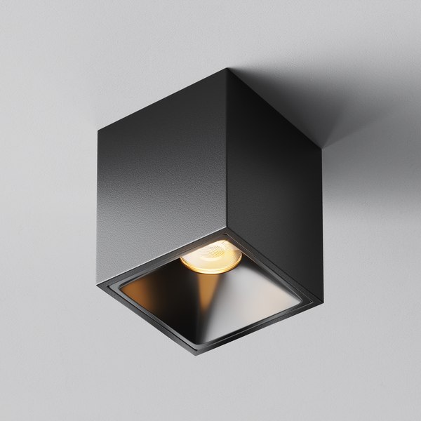 Точечный светильник Maytoni Alfa Led C065CL-8W2.7K-SQ-B