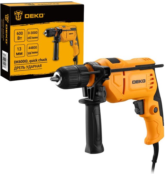 Дрель Deko DK600ID / 083-1090 - фото