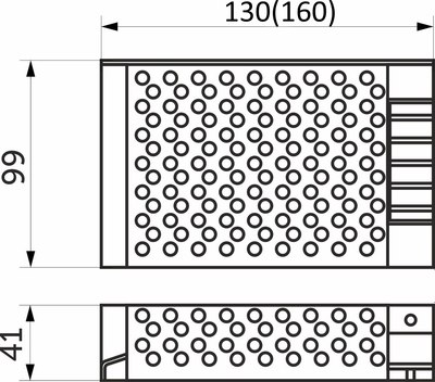 Адаптер для светодиодной ленты AKS Indoor 120W/12V