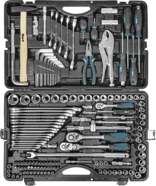 Универсальный набор инструментов Bort BTK-142 (93418439)