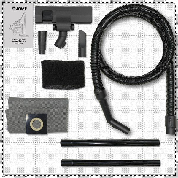 Профессиональный пылесос Bort BSS-1220-M (93417814)