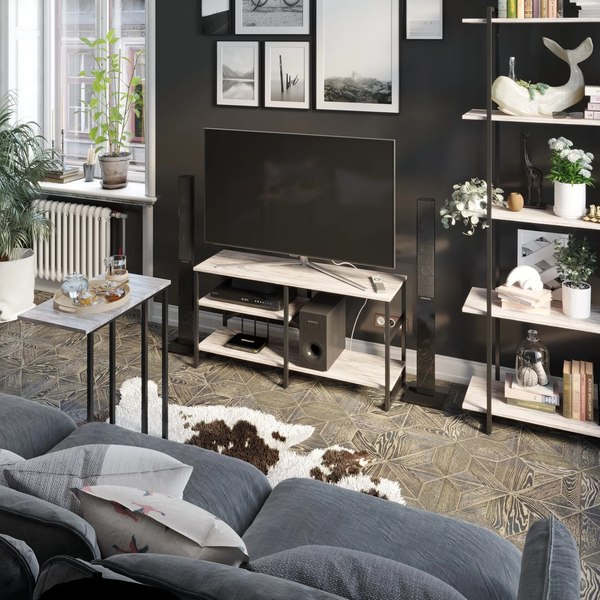 Тумба Gutta Под телевизор 56x111x34 три полки / GT56111343P2