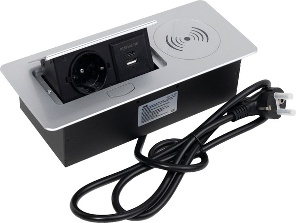 Блок розеточный AKS Выдвижной Nova 5 - фото