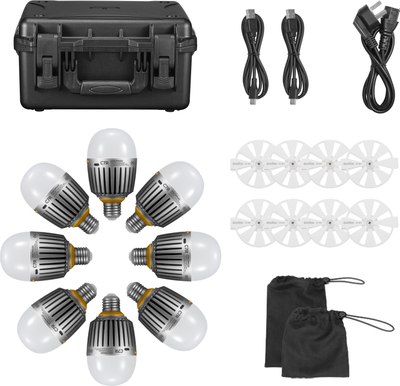 Комплект осветителей студийных Godox Knowled C7R-K8 с зарядным кейсом / 31277 - фото