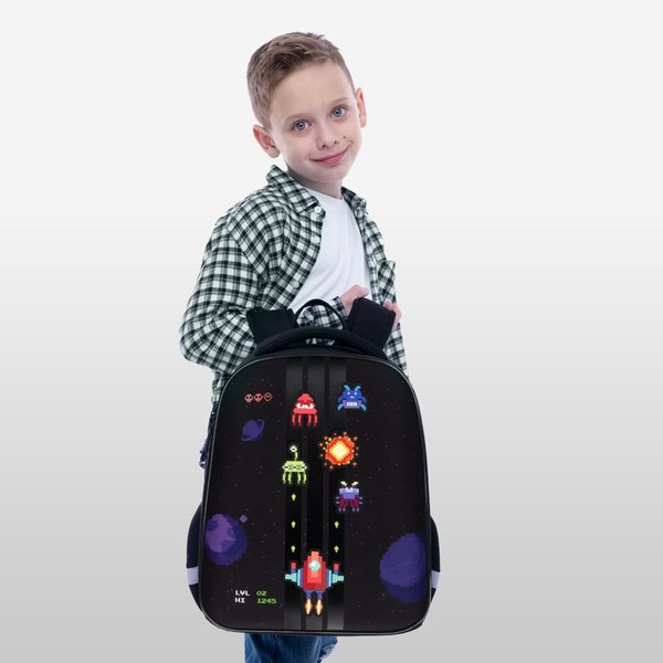 Школьный рюкзак Berlingo Expert Mini. Space Battle / RU-EXM-1112