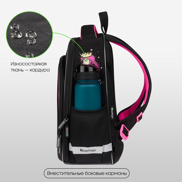 Школьный рюкзак Berlingo Expert Plus. Candy Princess / RU-EXPL-1105