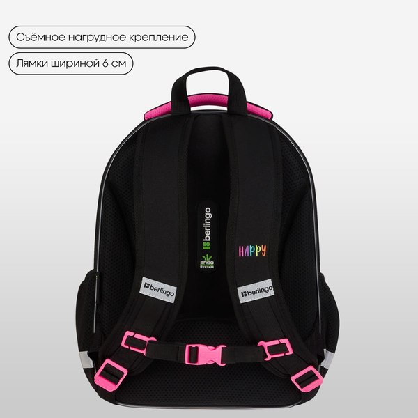 Школьный рюкзак Berlingo Expert Plus. Candy Princess / RU-EXPL-1105