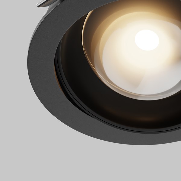 Точечный светильник Maytoni Lens DL105-12W3K-B