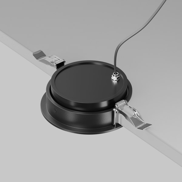 Точечный светильник Maytoni Lens DL105-12W3K-B