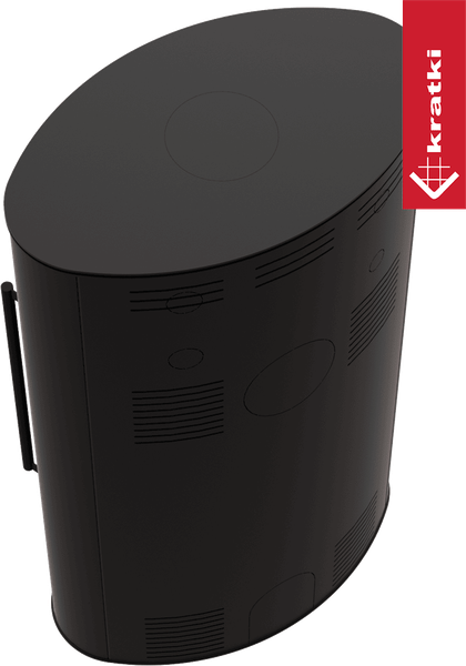 Печь-камин Kratki Bjorn W 150 8кВт (черный thermotec)