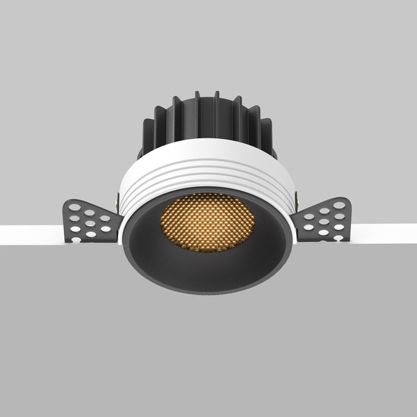 Точечный светильник Maytoni Round DL058-12W2.7K-TRS-B