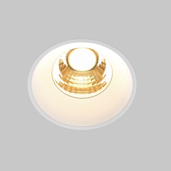 Точечный светильник Maytoni Round DL058-7W2.7K-TRS-W