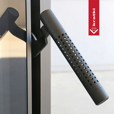 Каминная топка Kratki Lucy правая 14кВт 200 (черный thermotec)