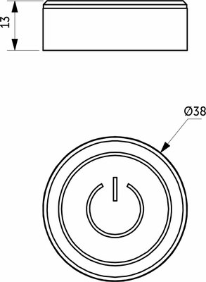 Выключатель для светодиодной ленты AKS беспроводной сенсорный / CRS-WR9810A