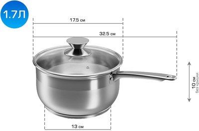 Набор кастрюль Aqra PT1-4
