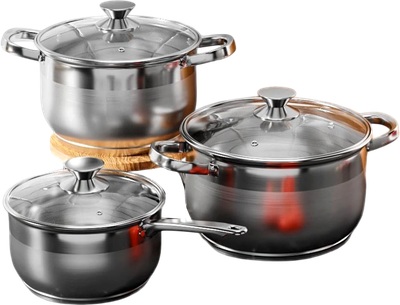 Набор кастрюль Aqra PT1-4