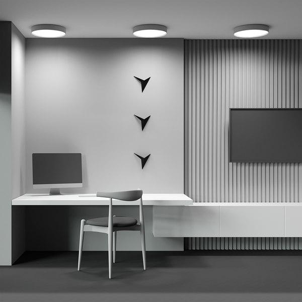 Потолочный светильник Maytoni Zon C032CL-45W2.7K-RD-W