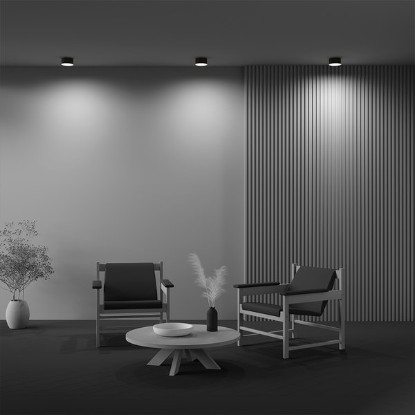 Потолочный светильник Maytoni Zon C032CL-12W2.7K-RD-B