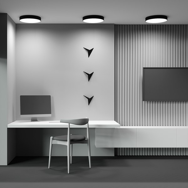 Потолочный светильник Maytoni Zon C032CL-45W2.7K-RD-B