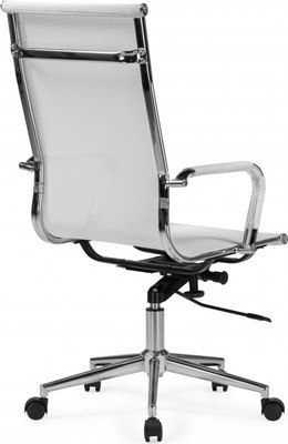Кресло офисное Woodville Reus (белая сетка/хром)