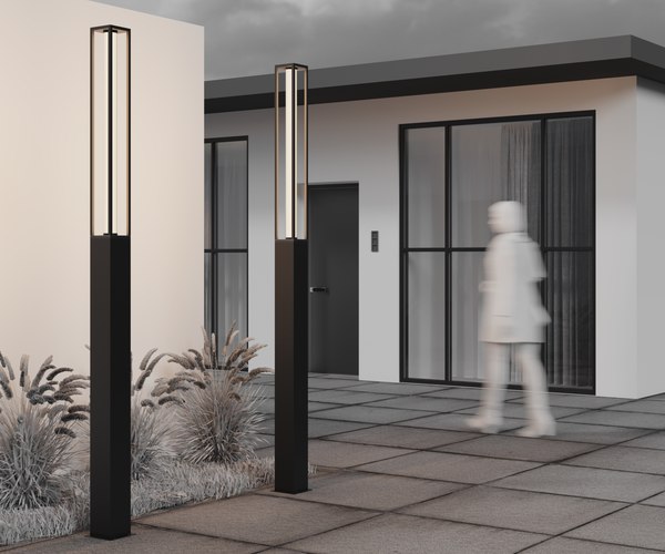 Фонарь уличный Maytoni Expo O480FL-L25B3K