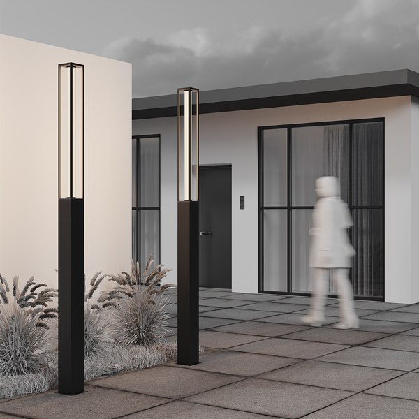 Фонарь уличный Maytoni Expo O480FL-L25B3K