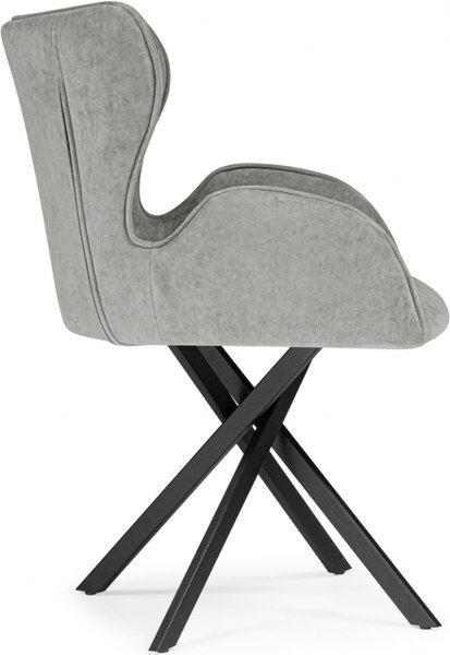 Стул Woodville Карлайл (антрацитовый/черный)