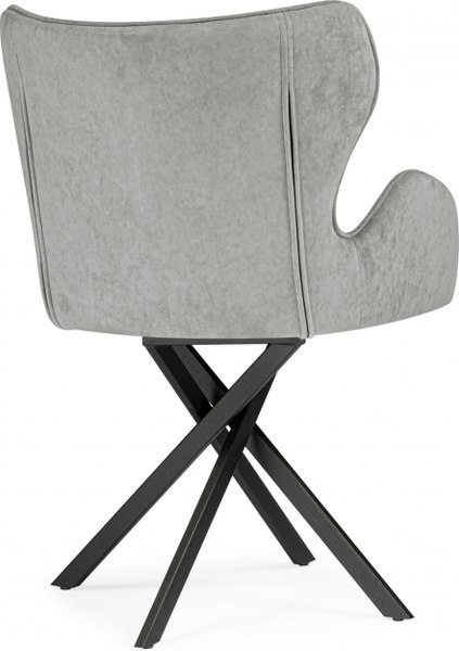 Стул Woodville Карлайл (антрацитовый/черный)