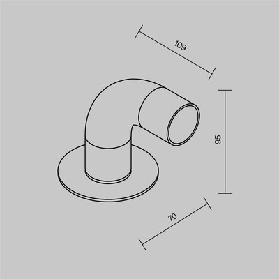 Светильник уличный Maytoni Sleek O477FL-L2GF3K1