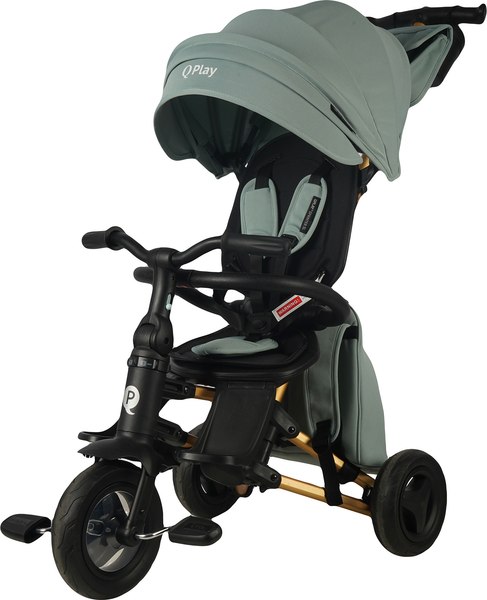 Трехколесный велосипед с ручкой QPlay Sprinter Sl / S700-17 - фото