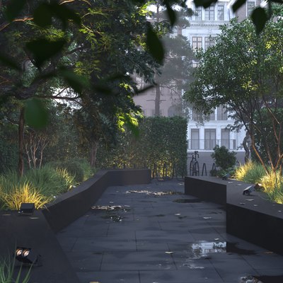 Светильник уличный Maytoni Spot O486FL-L10GF3K