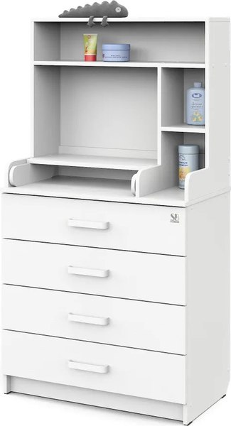 Комод пеленальный Sweet Baby Albero New (белый)