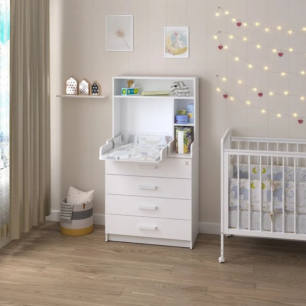 Комод пеленальный Sweet Baby Albero New (белый)