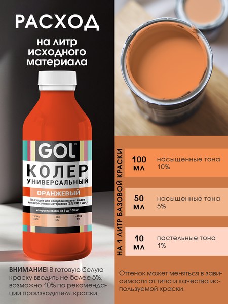 Колеровочная паста GOL №53