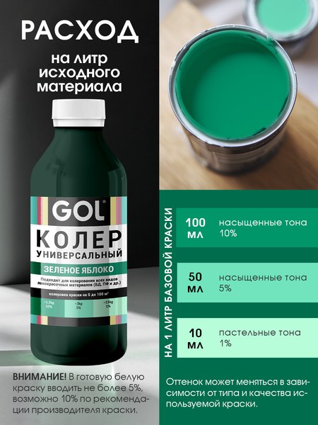 Колеровочная паста GOL №74