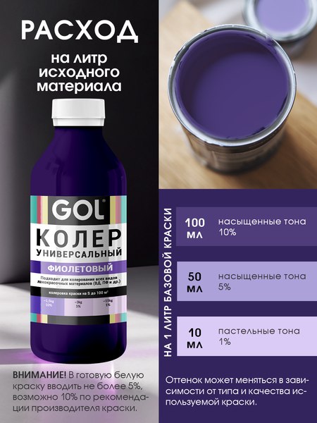 Колеровочная паста GOL №68