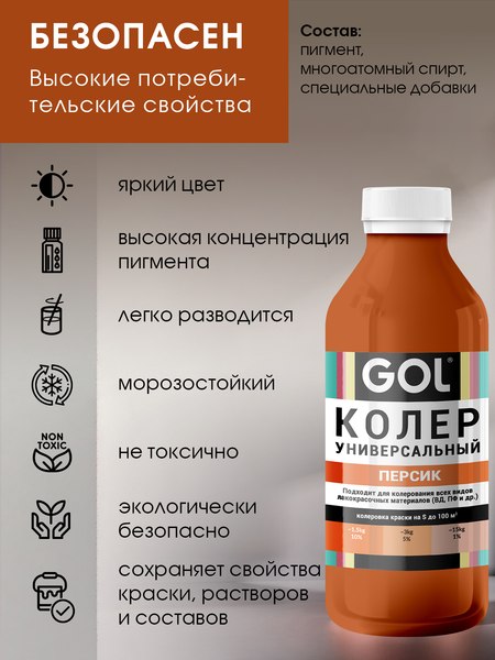 Колеровочная паста GOL №64