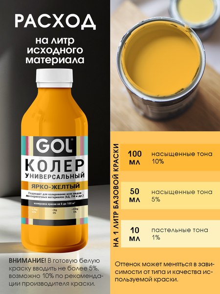 Колеровочная паста GOL №62