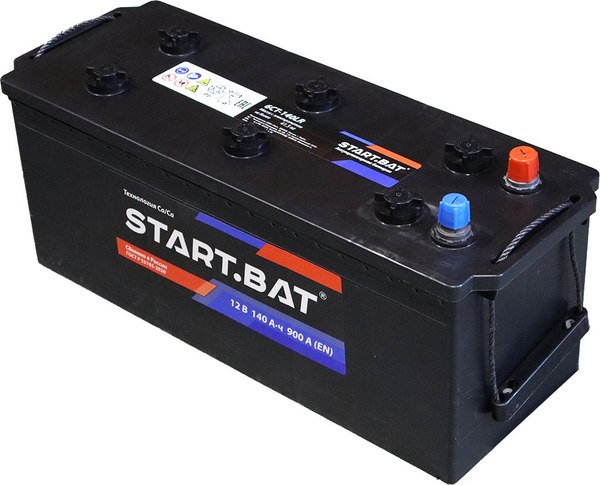 Автомобильный аккумулятор СтартБат 6СТ-140 L рус прямая
