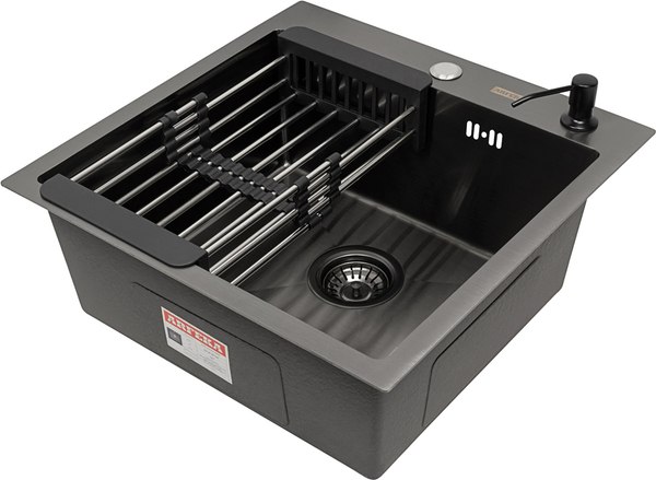 Мойка кухонная Arfeka AF 50x50.5+CL AR+DS AR - фото