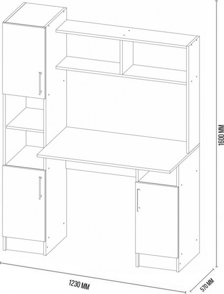 Письменный стол Woodville Эндо