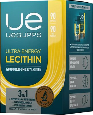 Пищевая добавка UESUPPS Ультра Энерджи Лецитин - фото