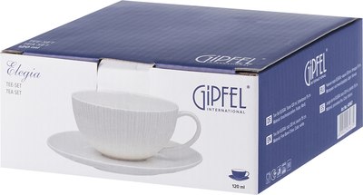Чашка с блюдцем Gipfel Elegia 43467